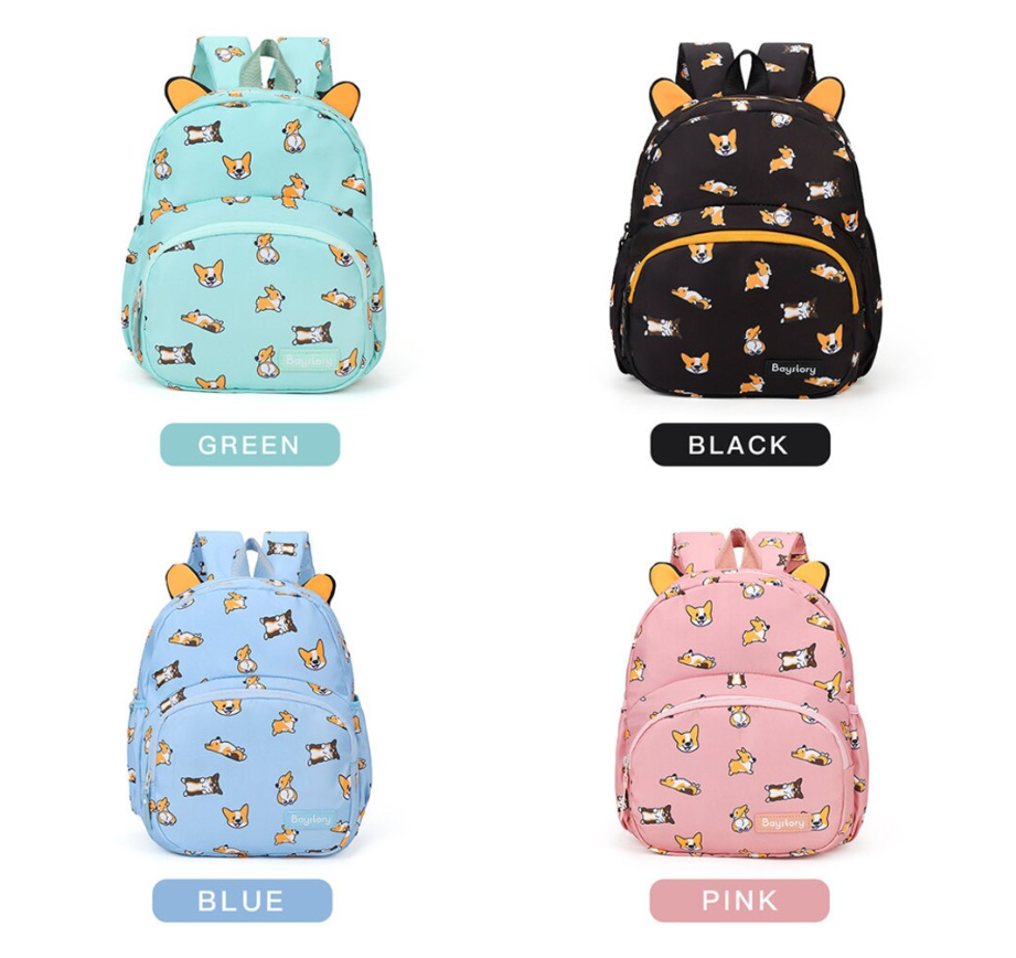 Cute Corgi Dog Backpacks for Girls Boys School Backpack School Bags for Women Men Teens