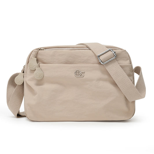 Waterproof Multi-Pocket Crossbody Bag – Lightweight Casual Shoulder Purse for Women Fits iPad Mini