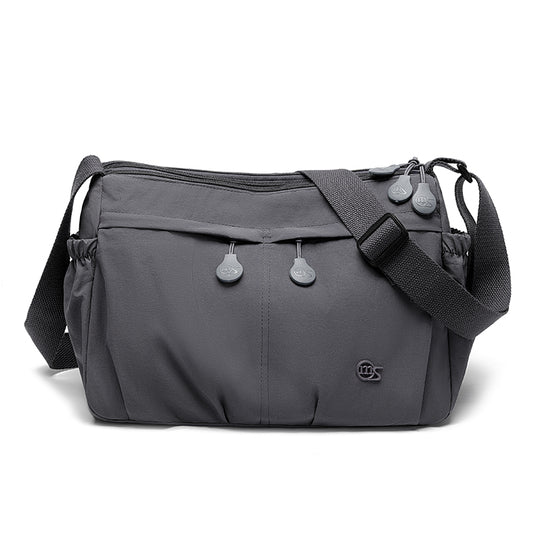 Women's Lightweight Water-Resistant Crossbody Bag – Multi-Pocket Everyday Shoulder Purse with Adjustable Strap