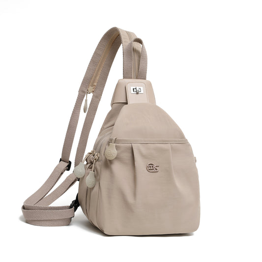 Convertible Mini Sling Backpack – Multi-Way Water-Resistant Crossbody Chest Bag & Small Purse for Women