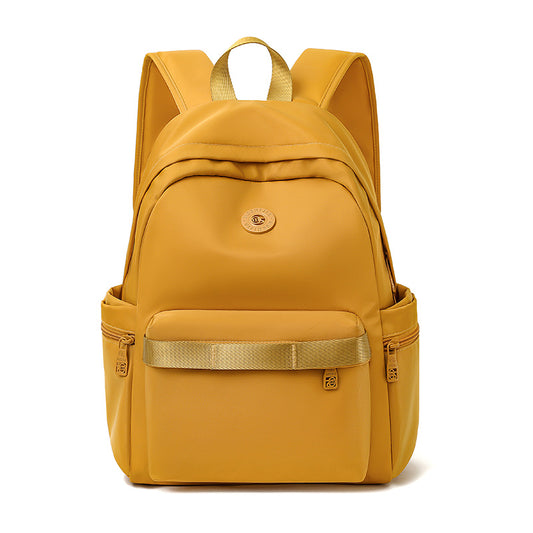 Everyday Water-Resistant Nylon Backpack – Large Capacity Multi-Compartment Travel Daypack