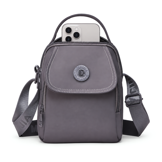 Compact Waterproof Nylon Crossbody Bag for Women – Multi-Pocket Lightweight Shoulder Purse & Travel Daily Handbag
