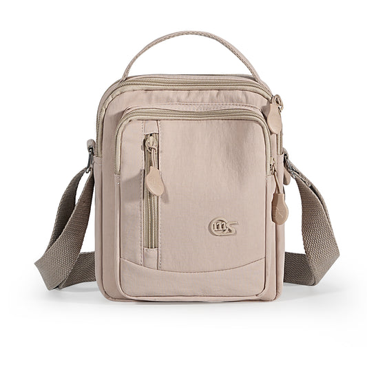 Women's Lightweight Water-Repellent Crossbody Bag – Compact Multi-Pocket Shoulder Purse with Top Handle & Adjustable Strap