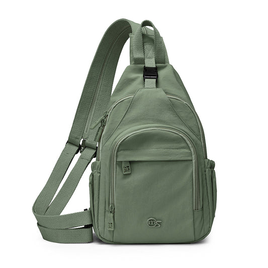 Versatile 2-in-1 Convertible Sling Backpack & Crossbody Bag – Lightweight Waterproof Multi-Pocket Travel Daypack for Women