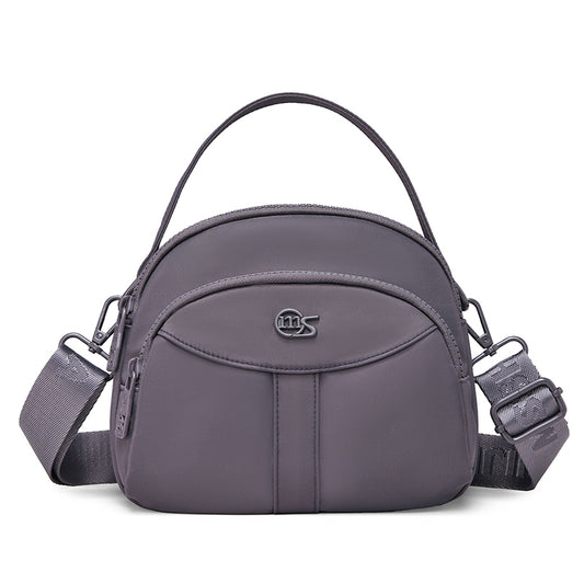 Waterproof Mini Dome Crossbody Bag – Lightweight Small Shoulder Purse with Top Handle Fits 6.7" Phone