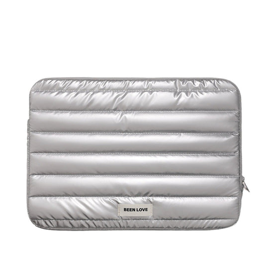 Puffer Laptop Sleeve Case - Water-Resistant Quilted Cover for 13.3" & 14" MacBook Air/Pro